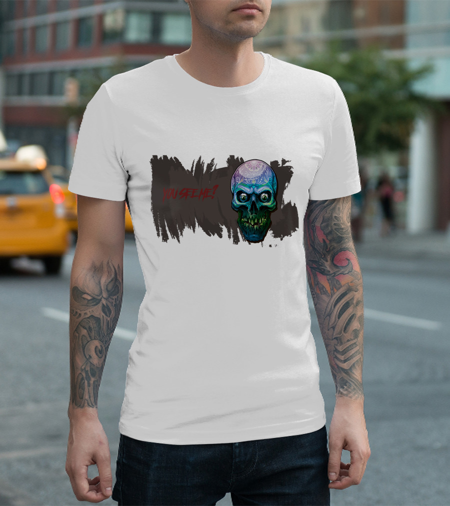 You See Me? Scary Skull Horror T-Shirt