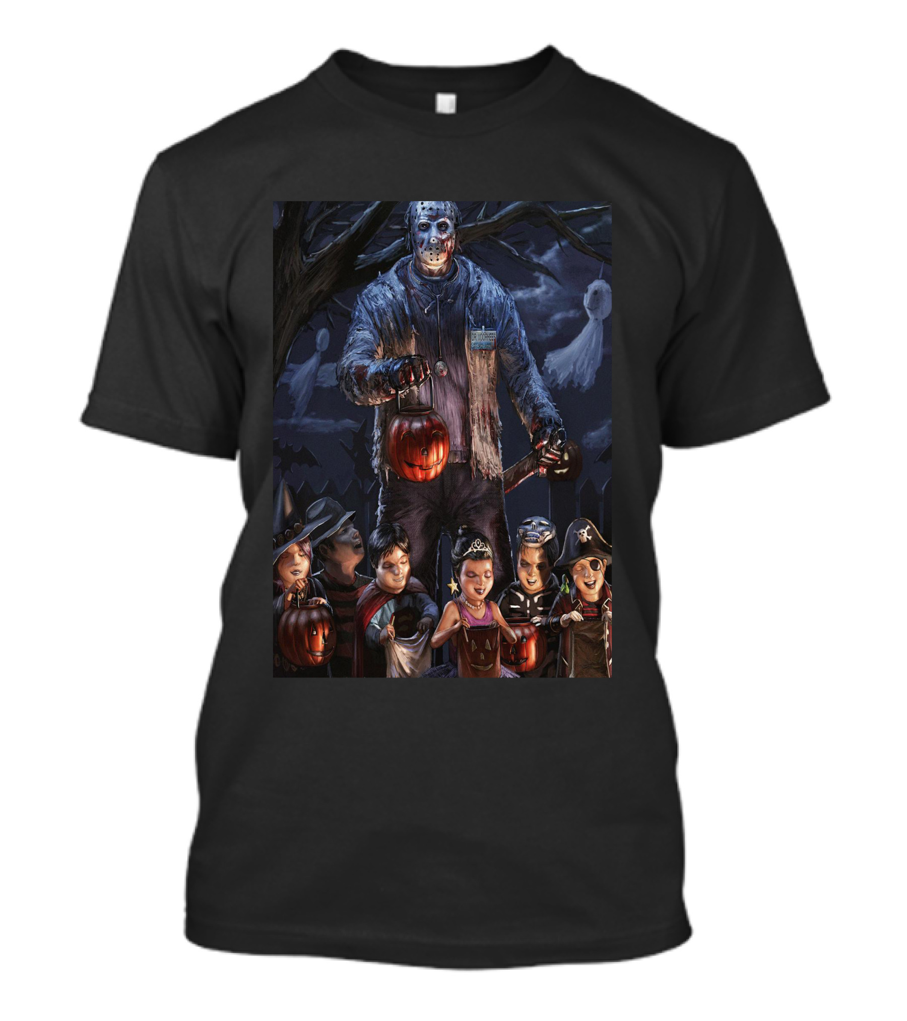 Friday 13th Halloween Jason Voorhees Trick-or-Treaters T-Shirt