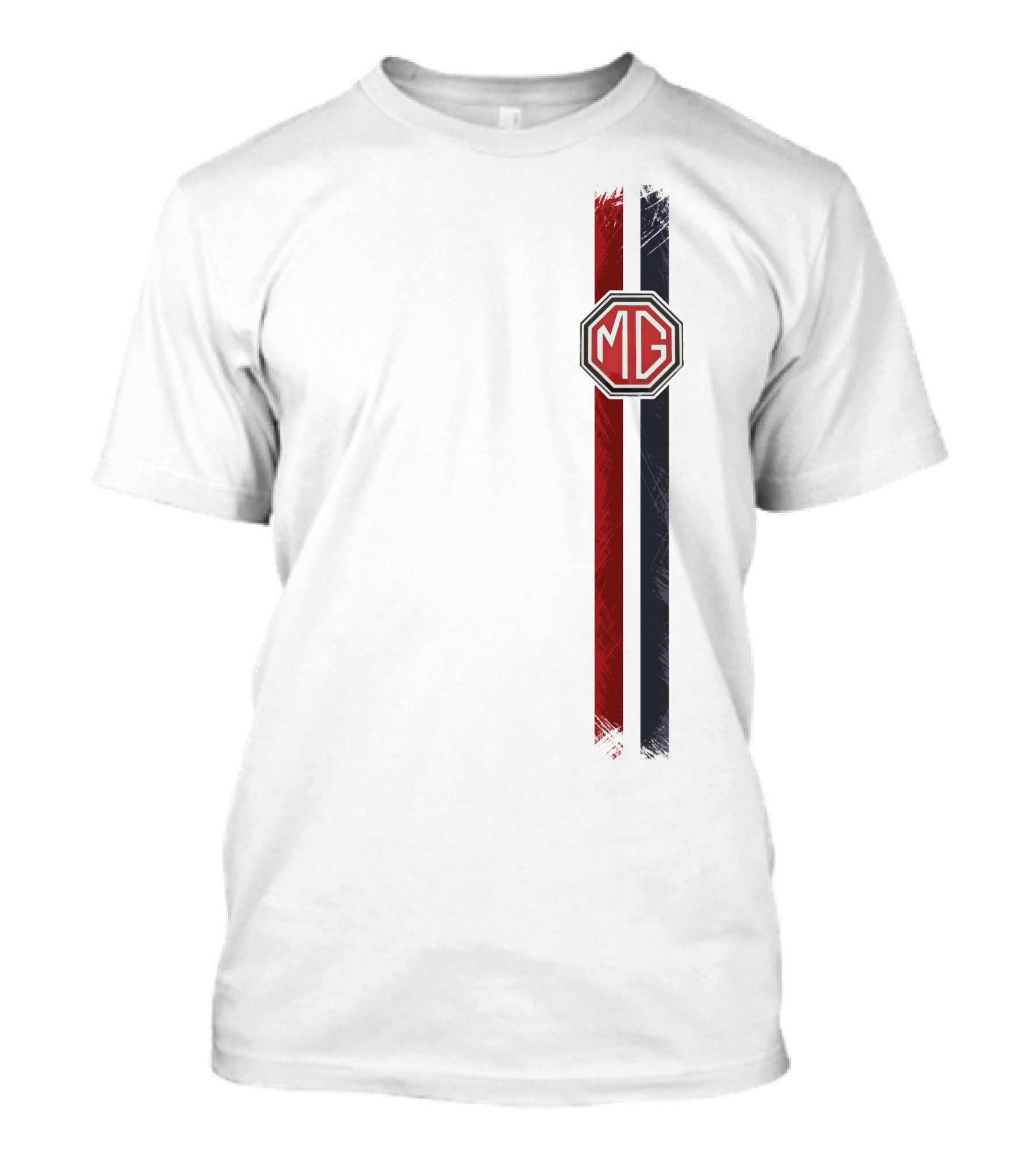 MG Midget Racing Stripe Badge T-Shirt