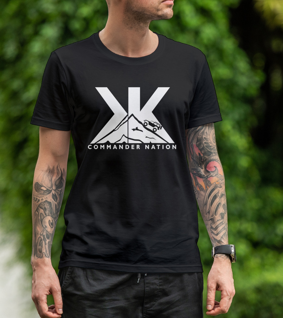 COMMANDER NATION Jeep Adventure Mountain T-Shirt