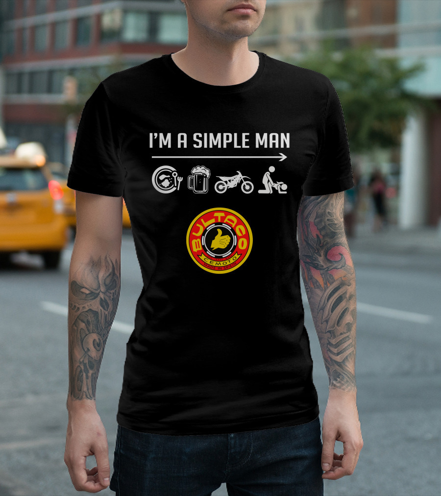 I'M A SIMPLE MAN BULTACO CEMOTO MADE IN SPAIN T-Shirt