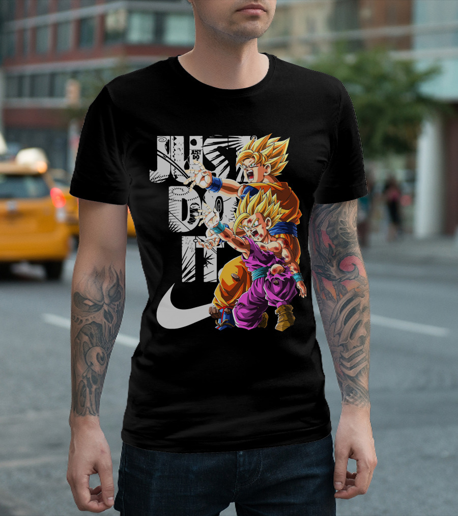JUST DO IT DBZ Dragon Goku T-Shirt