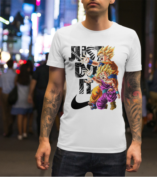 Just Do It Vintage DBZ Dragon Goku Super Saiyan T-Shirt