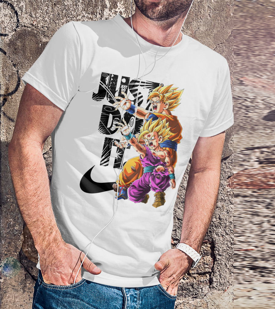 Just Do It Vintage DBZ Dragon Goku Super Saiyan T-Shirt
