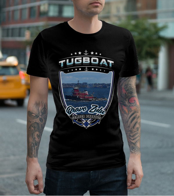 Tugboat Bravo Zulu Semper Paratus T-Shirt