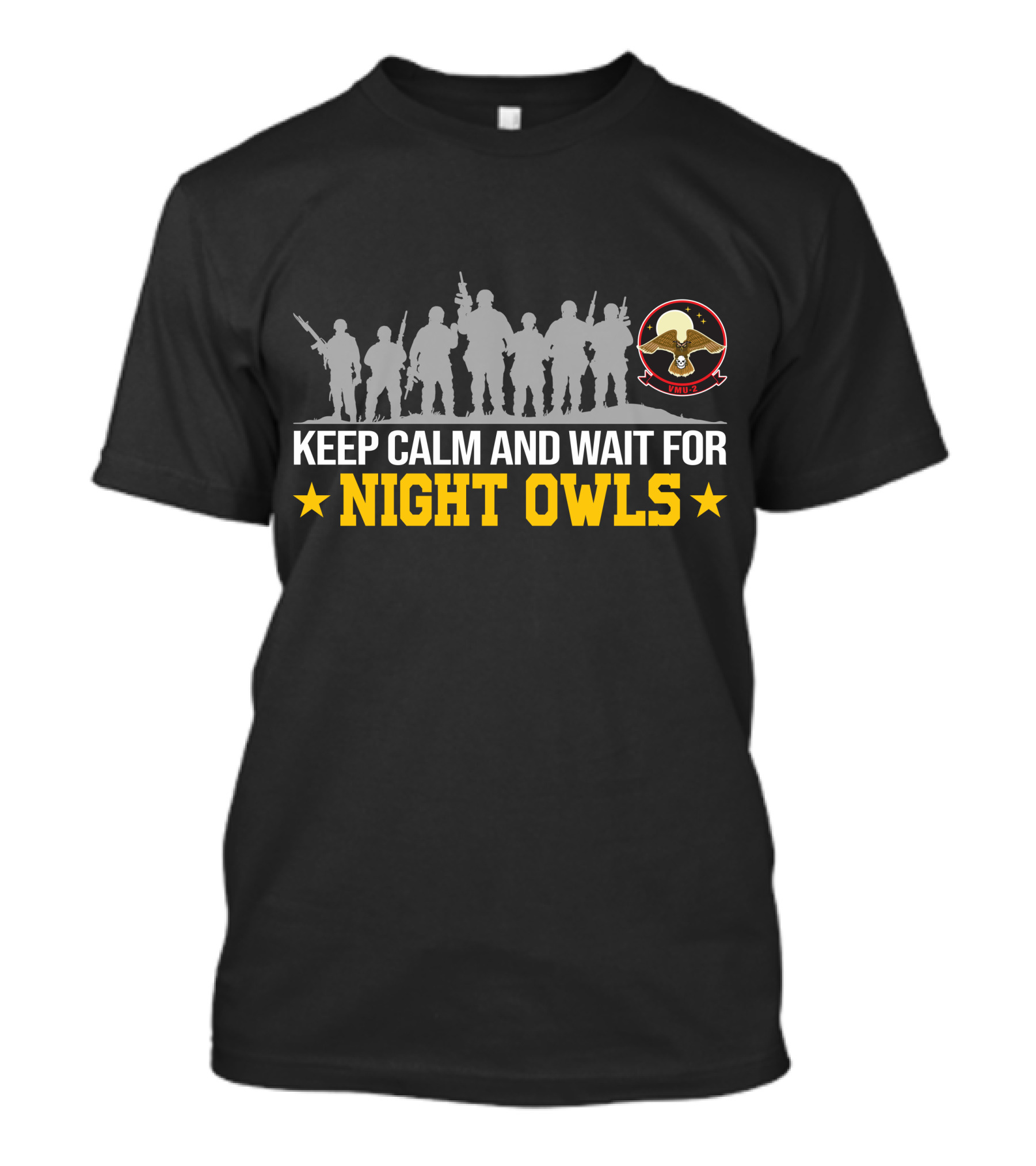 KEEP CALM AND WAIT FOR NIGHT OWLS VMU T-Shirt
