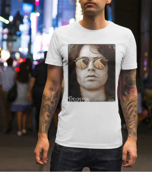 The Doors Jim Morrison Aviators Reflection Rock Legend T-Shirt
