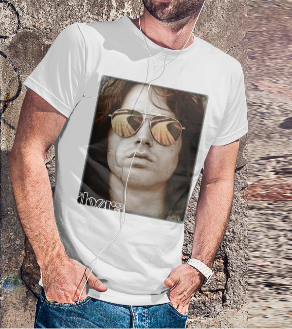 The Doors Jim Morrison Aviators Reflection Rock Legend T-Shirt