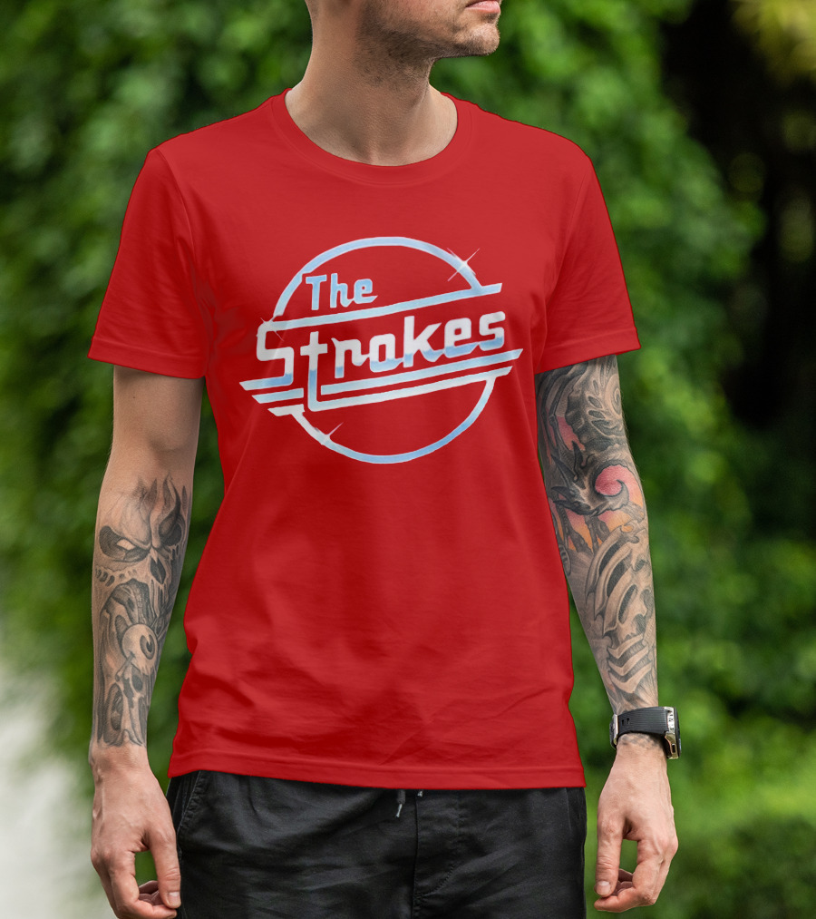 The Strokes Retro Logo Merch T-Shirt
