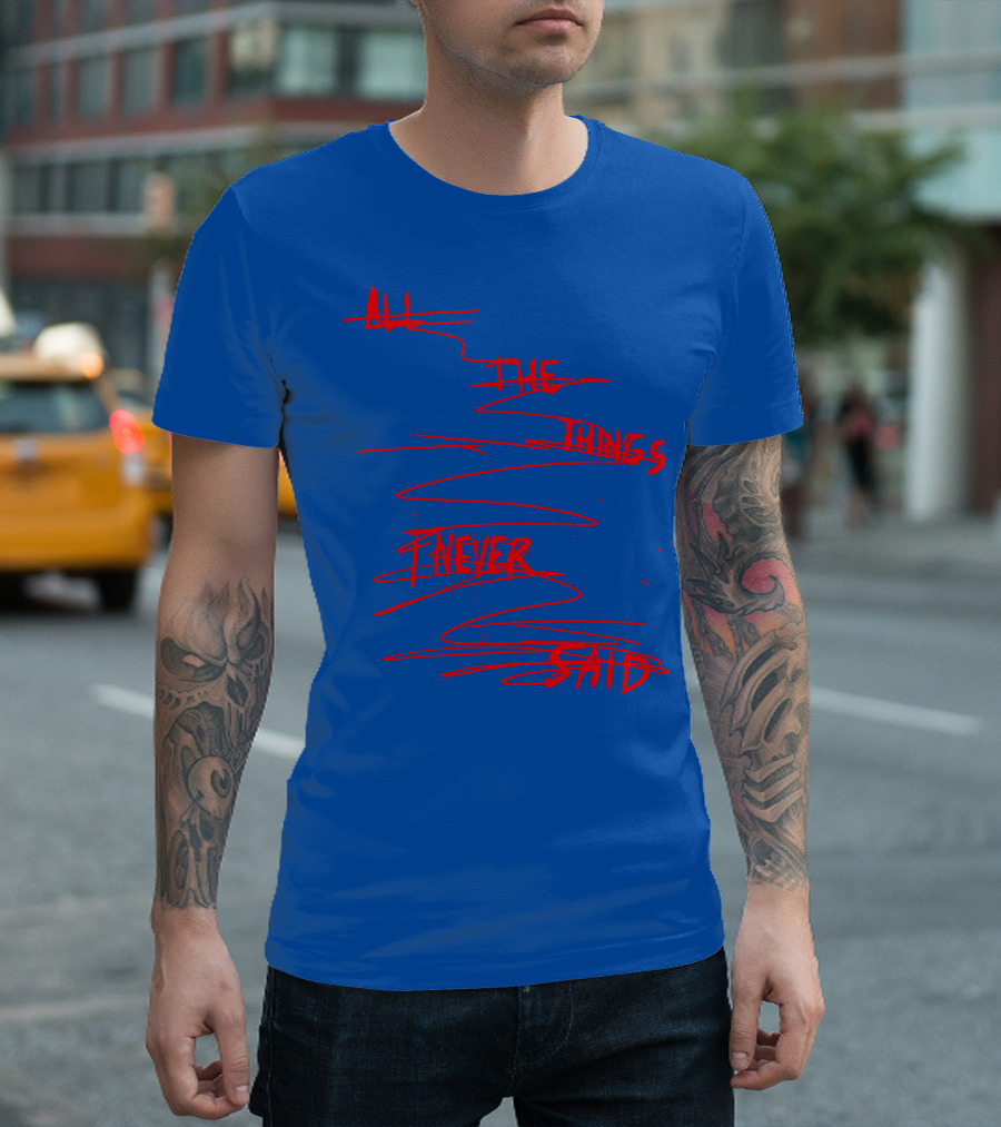 Tate McRae All The Things I Never Said Merch T-Shirt