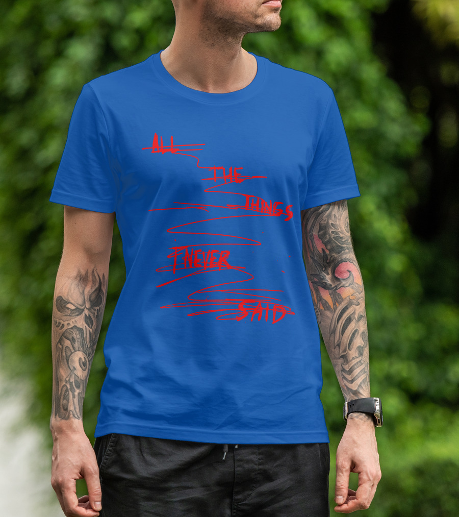 Tate McRae All The Things I Never Said Merch T-Shirt