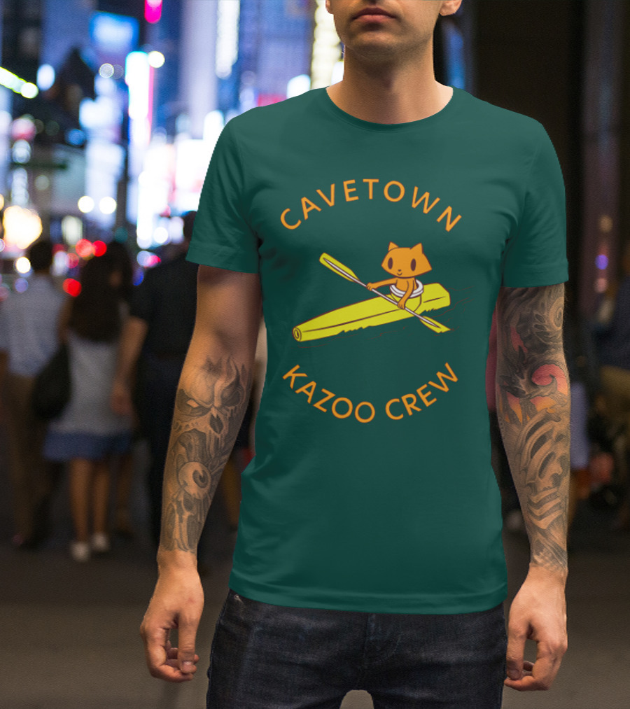 Cavetown Kazoo Crew Cat In Canoe T-Shirt