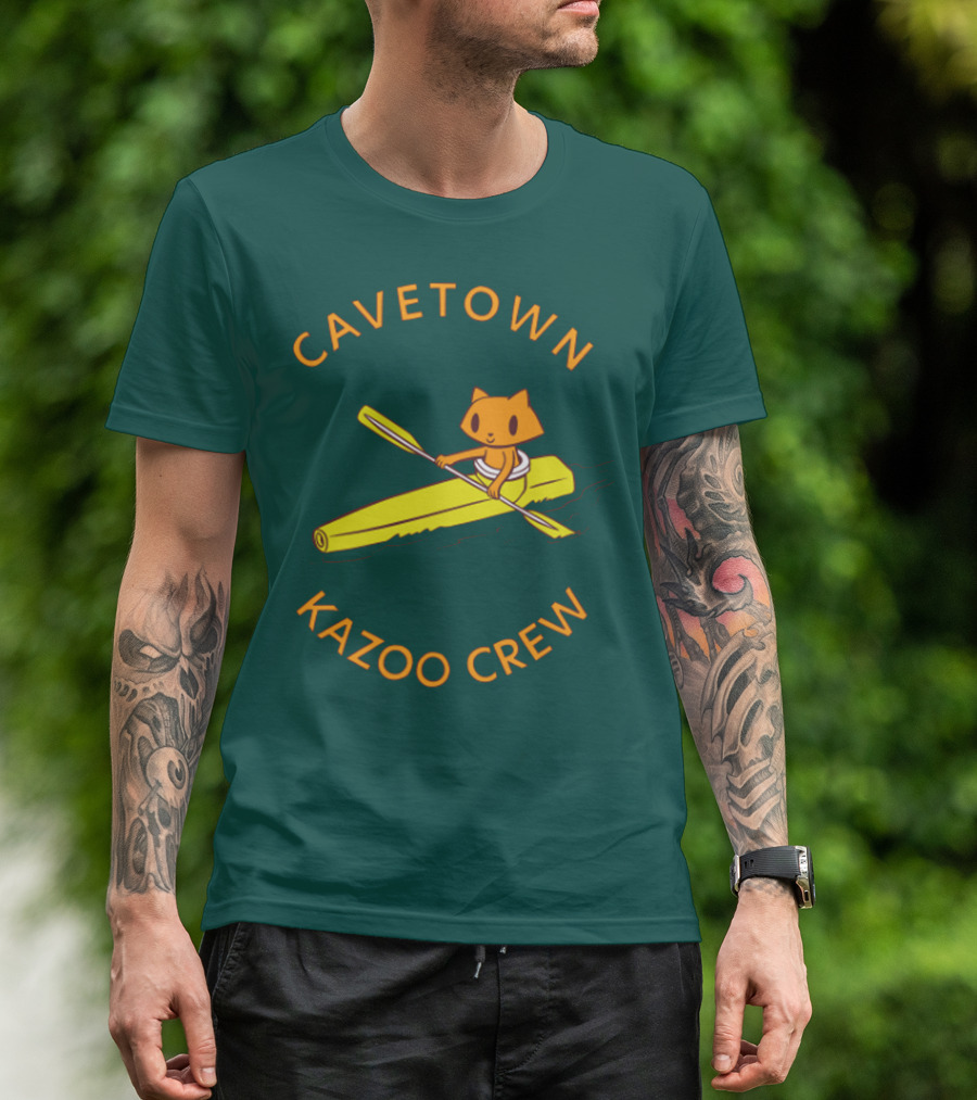 Cavetown Kazoo Crew Cat In Canoe T-Shirt