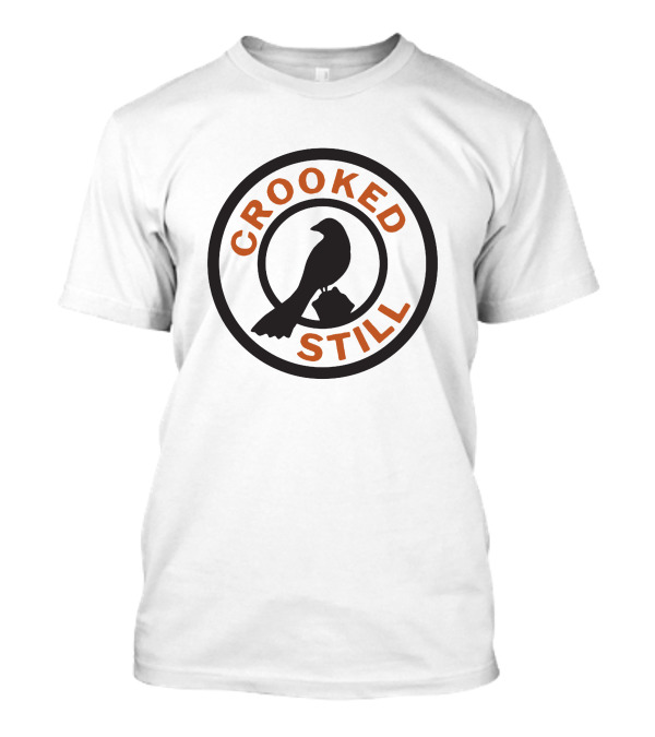 CROOKED STILL Bird Logo Circle T-Shirt