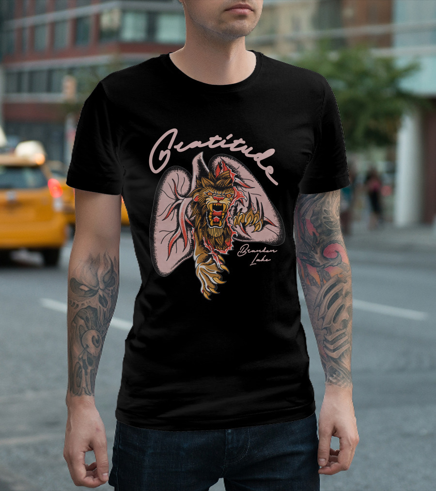 Gratitude Brandon Lake Lion Lungs T-Shirt