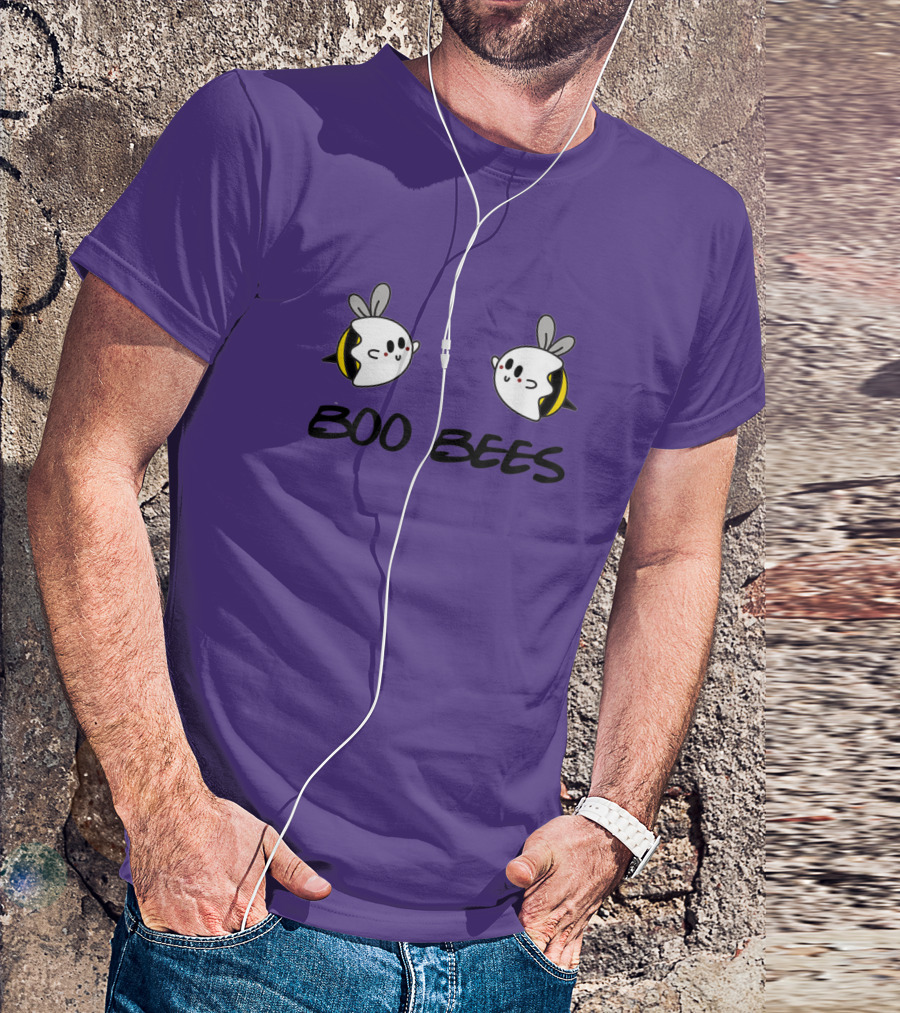 BOO BEES Cute Ghostly Honey Bees Halloween Humor T-Shirt