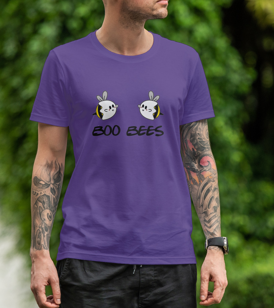 BOO BEES Cute Ghostly Honey Bees Halloween Humor T-Shirt
