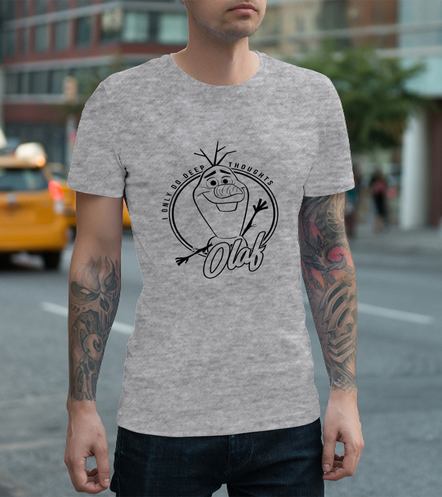 Frozen 2 Olaf I Only Do Deep Thoughts T-Shirt