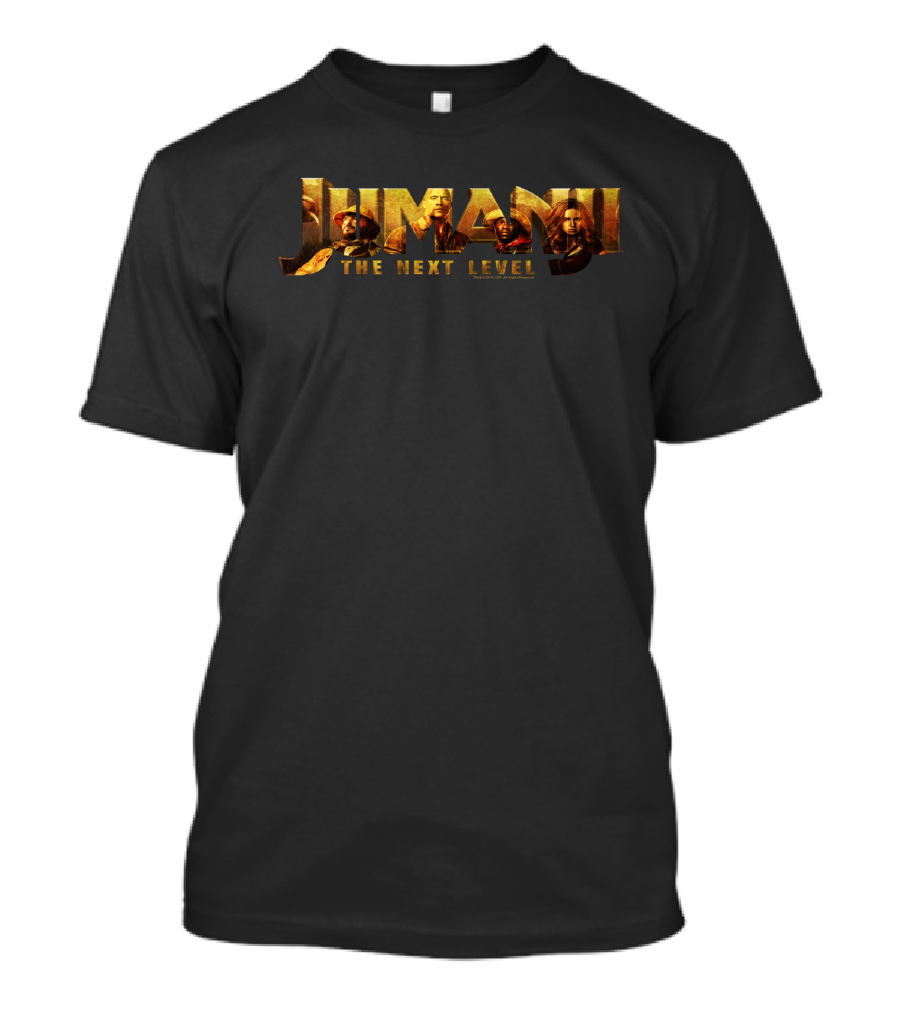 Jumanji The Next Level Character Logo Fill T-Shirt