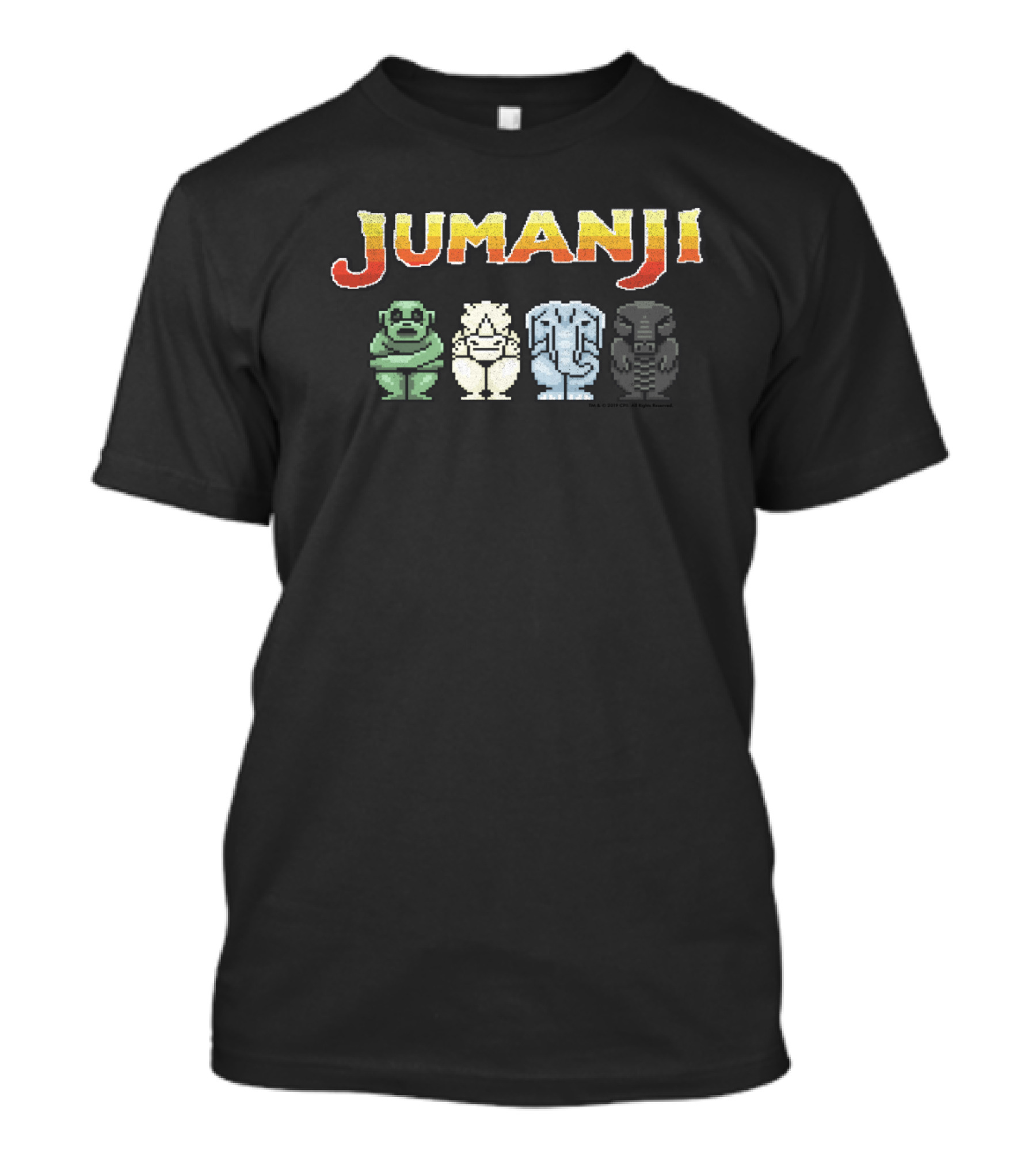 Jumanji 8 Bit Game Pieces Retro Adventure T-Shirt