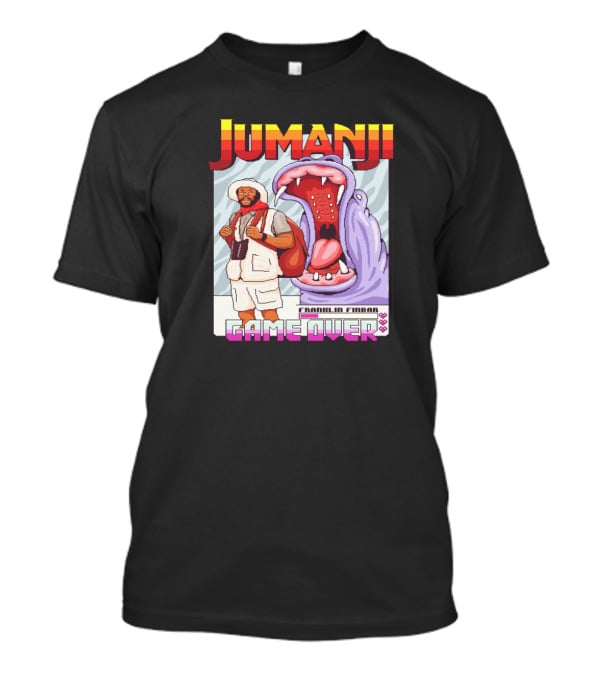 Jumanji Franklin Finbar Game Over Hippo T-Shirt