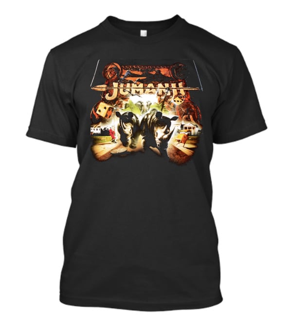 Jumanji Stampede Dice Adventure Classic Movie Scene T-Shirt