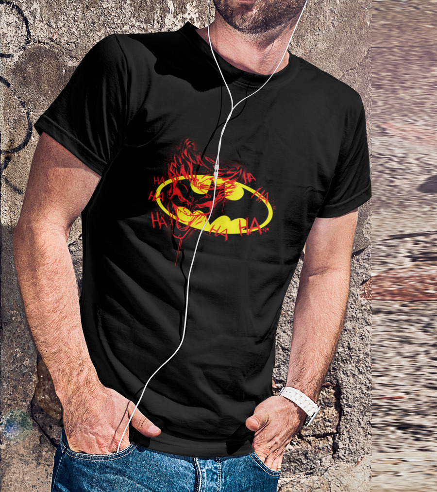 Batman Joker Ha Ha Graffiti T-Shirt