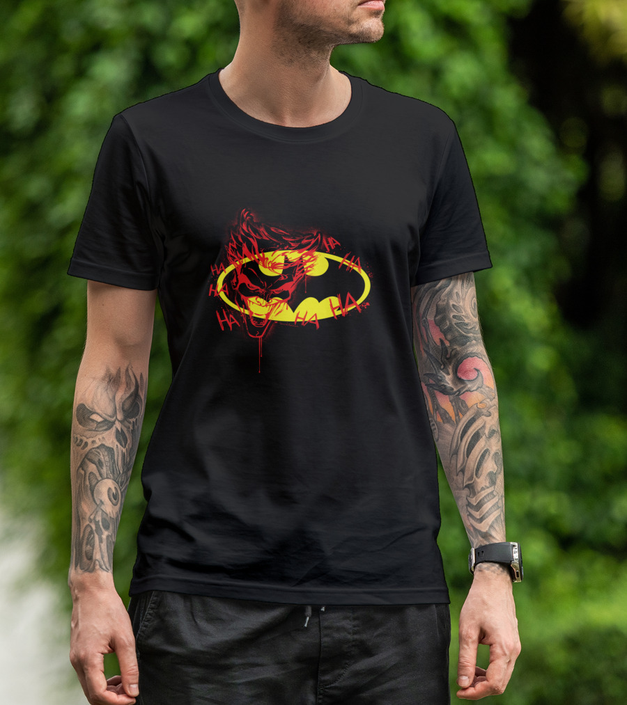 Batman Joker Ha Ha Graffiti T-Shirt