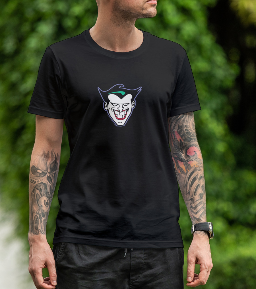Batman The Animated Series Joker Grinning Face T-Shirt