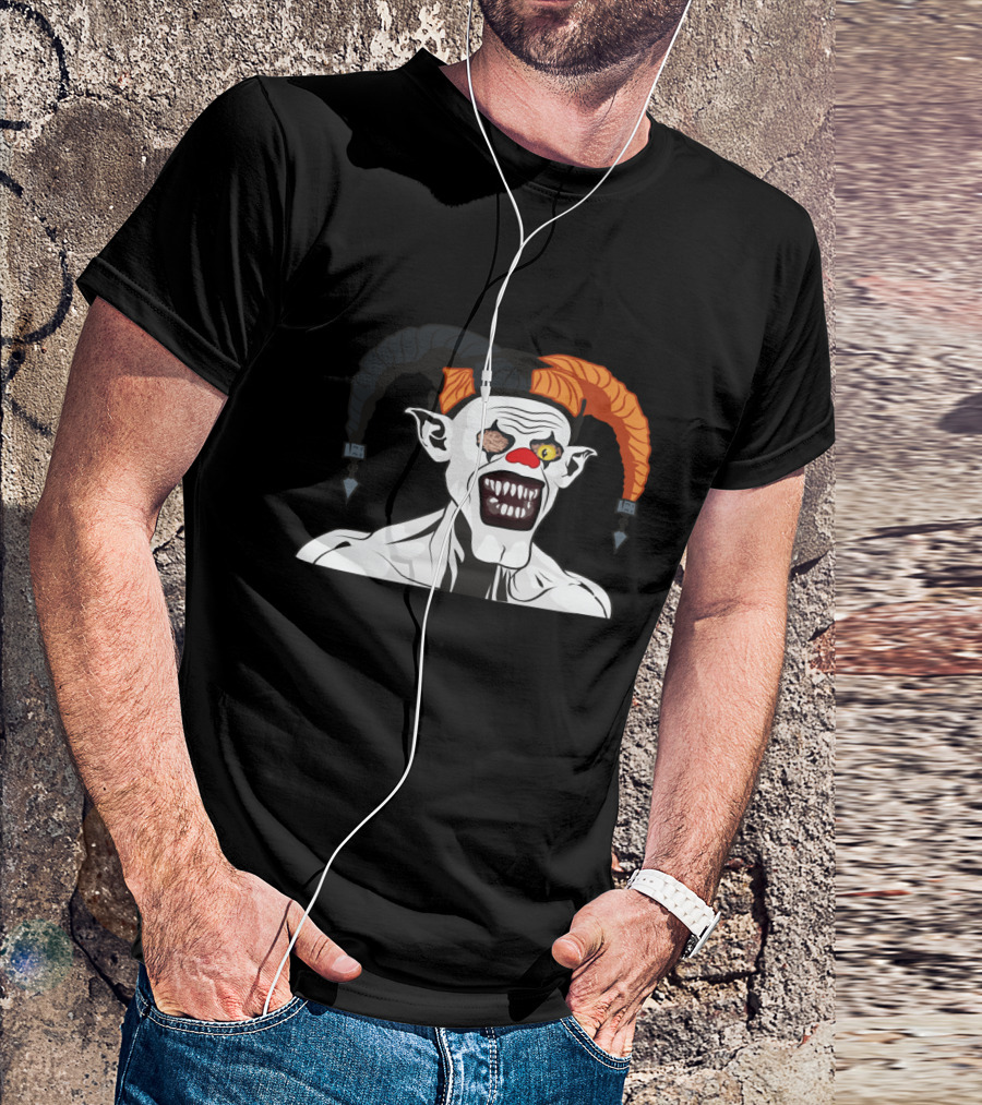 Killer Clown Harlequin Joker Monster Creepy T-Shirt