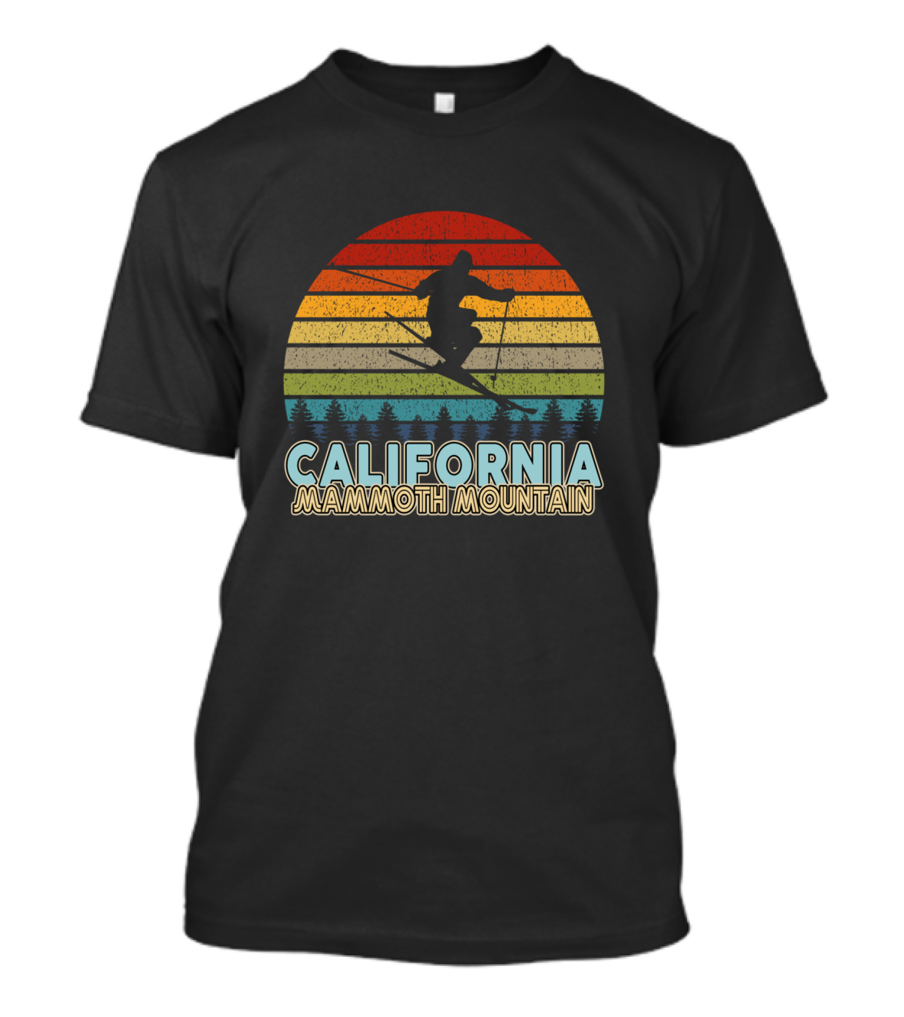 California Mammoth Mountain Vintage Skiing Winter T-Shirt