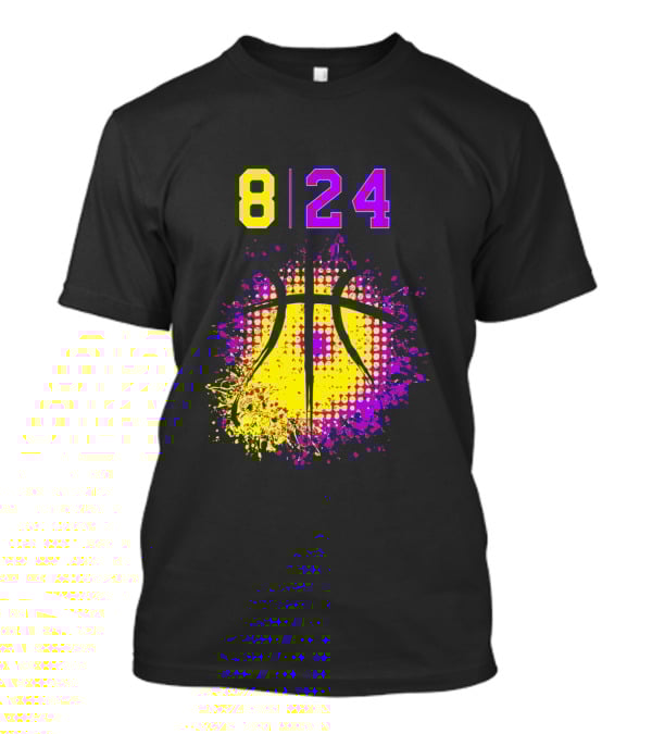 8 24 Basketball August Birthday T-Shirt