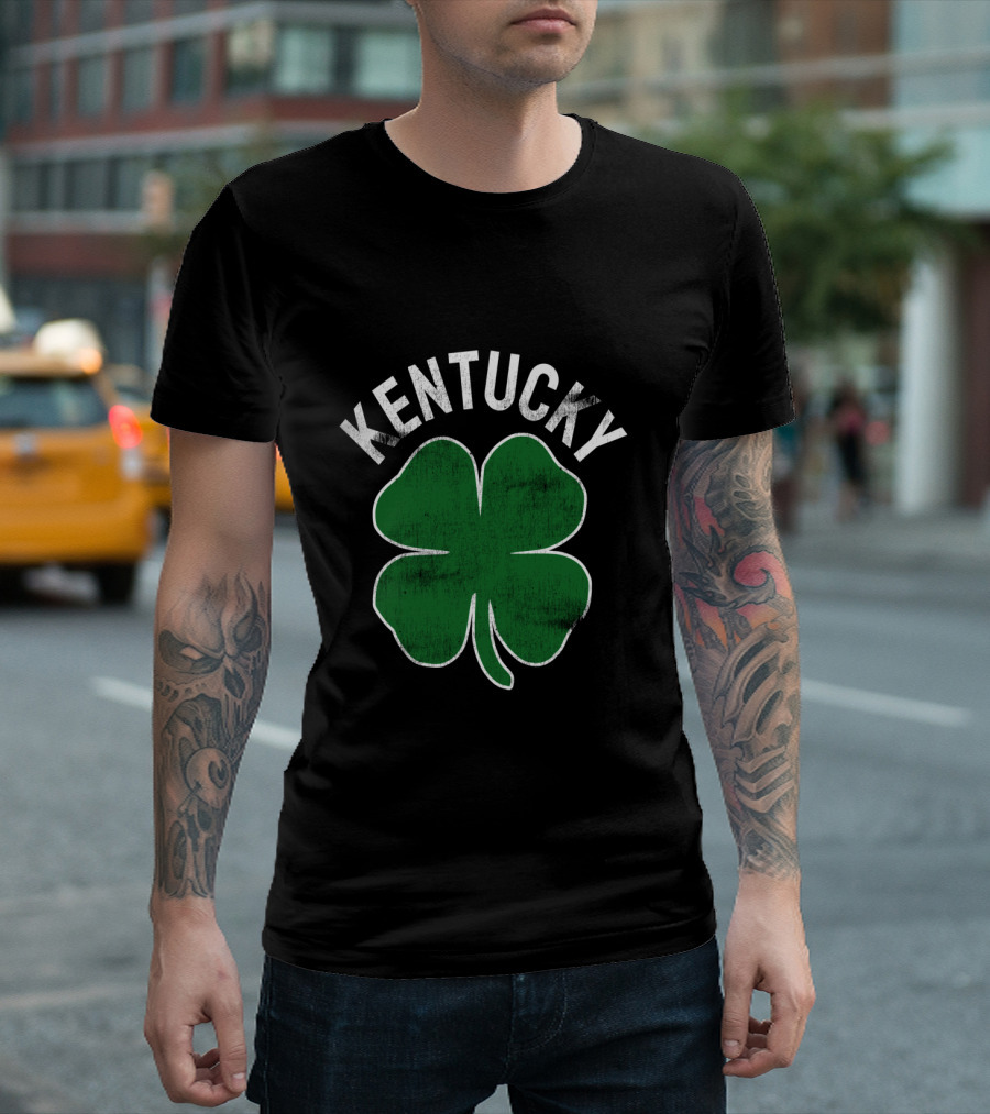 Kentucky Shamrock St. Patrick's Day Irish T-Shirt