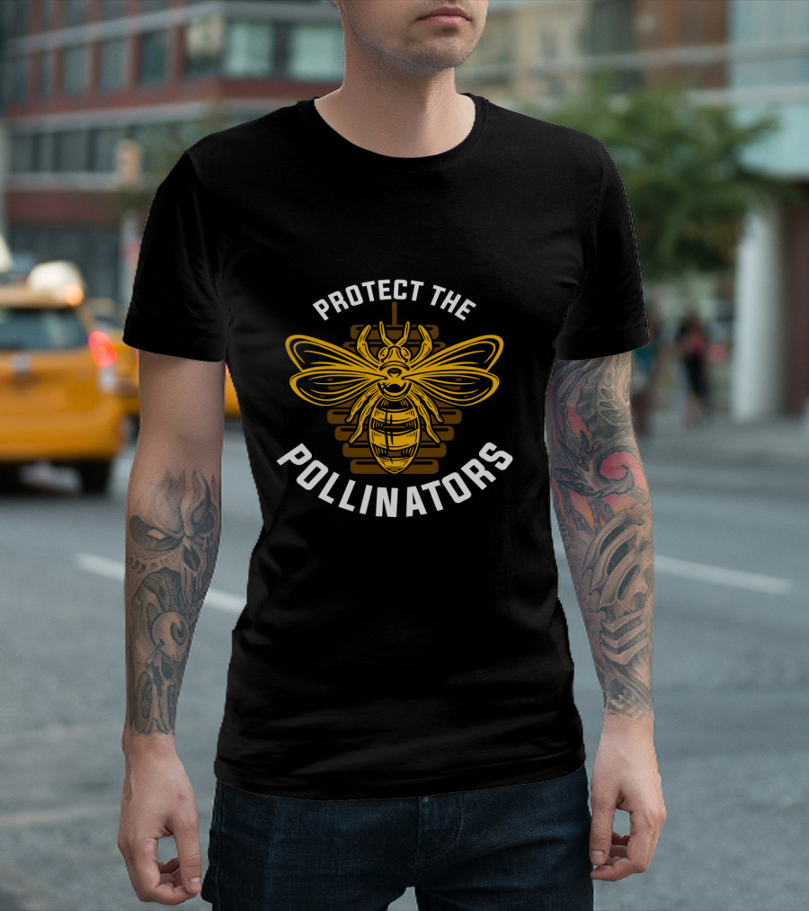 Protect the Pollinators Beekeeping Honey Bee Beekeeper T-Shirt