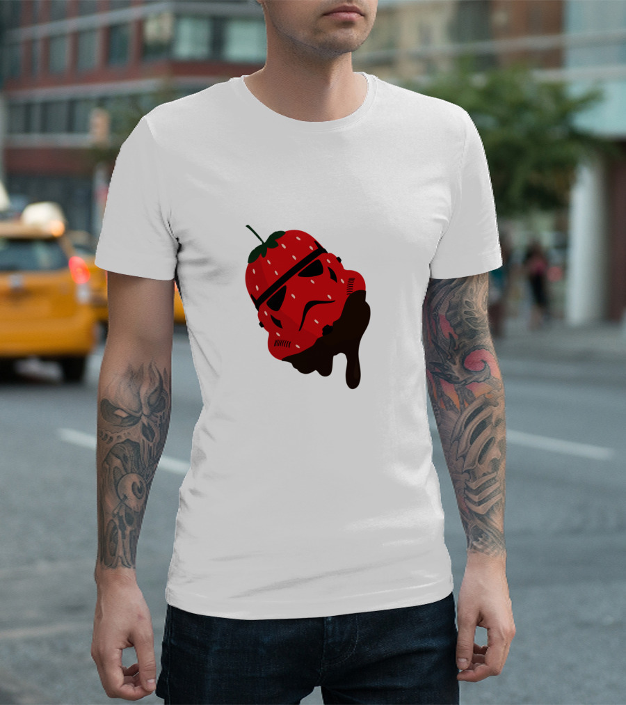 Star Wars Stormtrooper Chocolate Dipped Strawberry T-Shirt