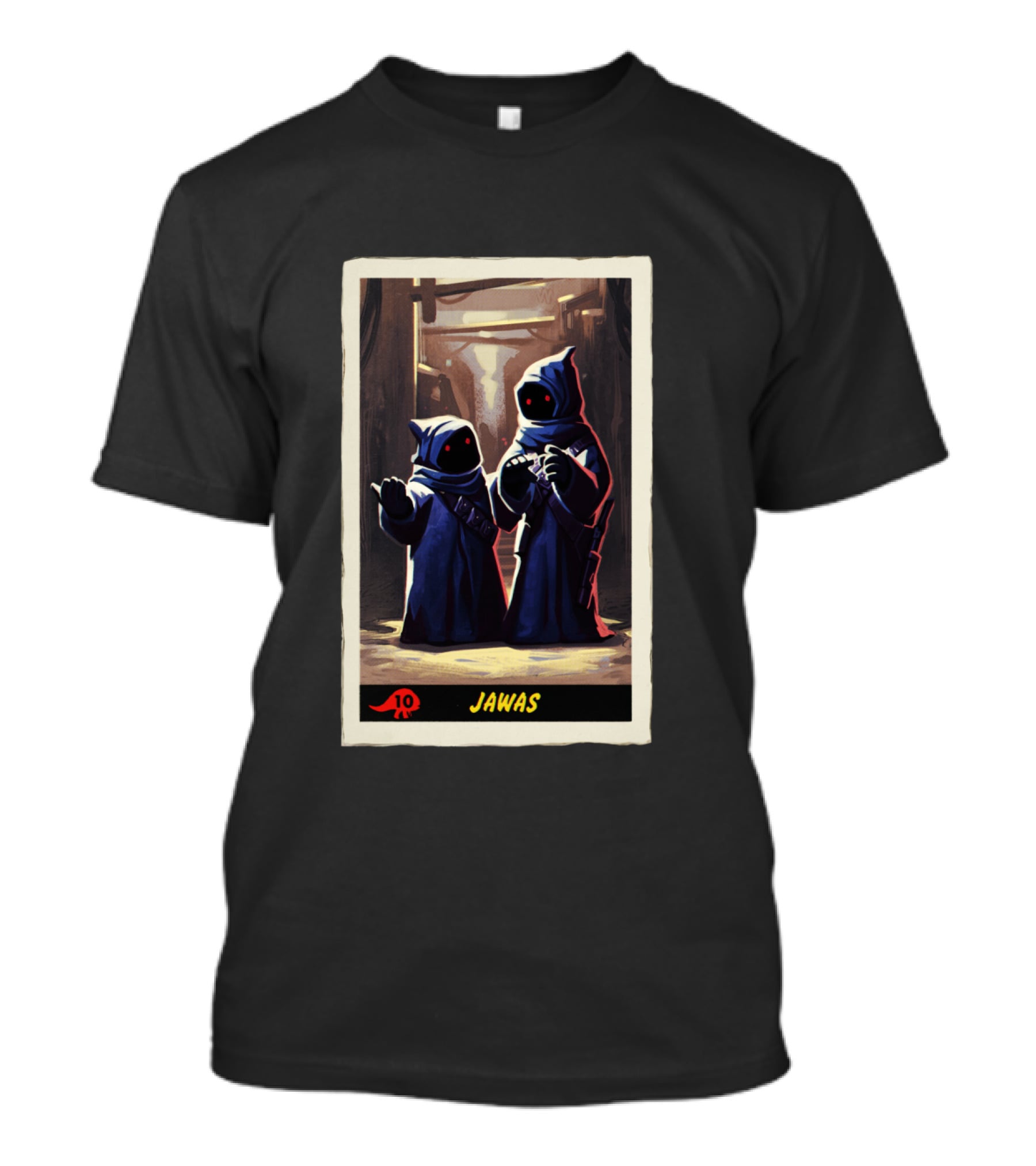 Star Wars The Mandalorian Jawas Trading Card T-Shirt