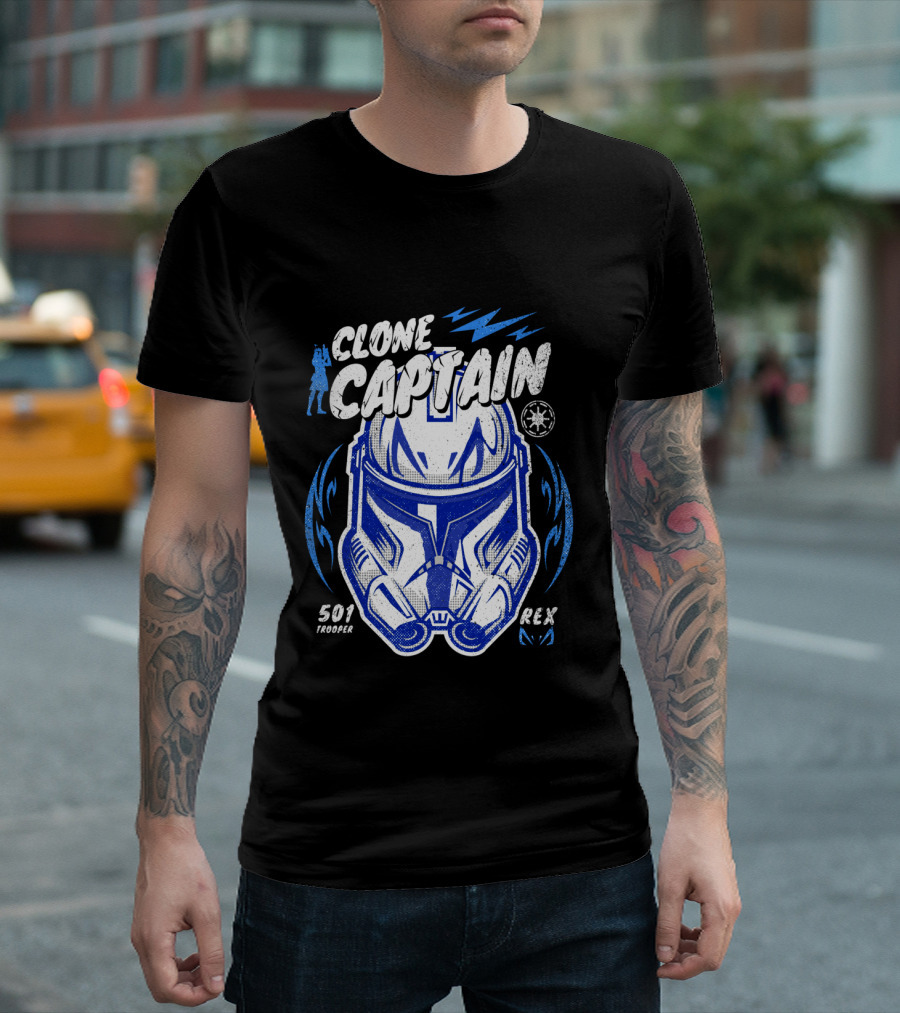 Clone Captain Rex 501 Trooper Star Wars The Clone Wars T-Shirt
