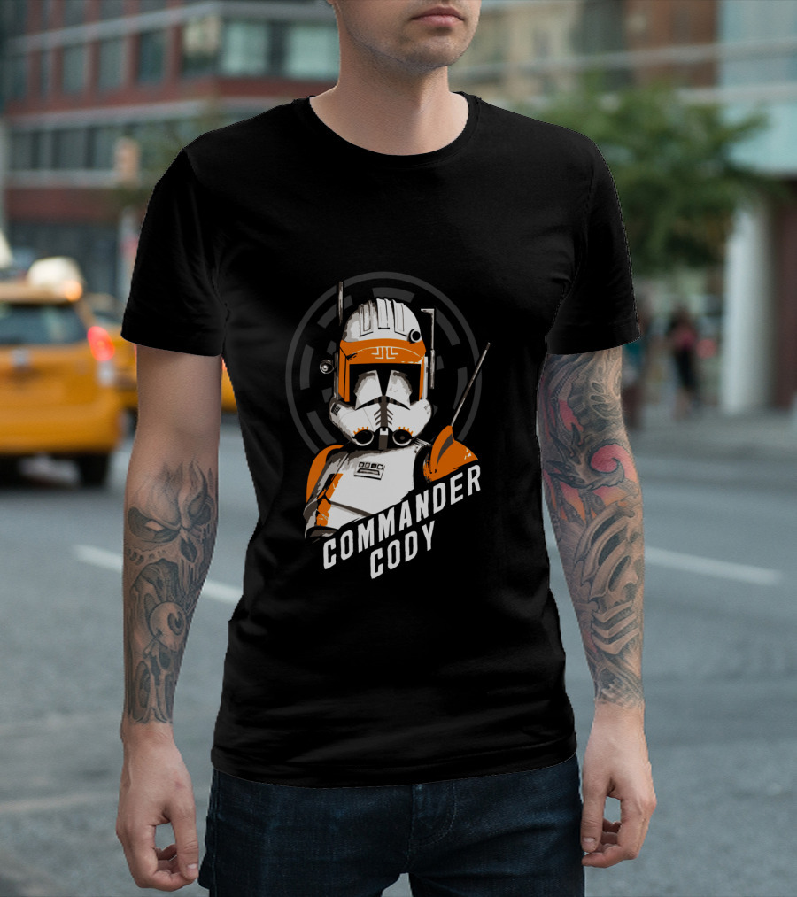 Commander Cody The Clone Wars Helmet Emblem T-Shirt