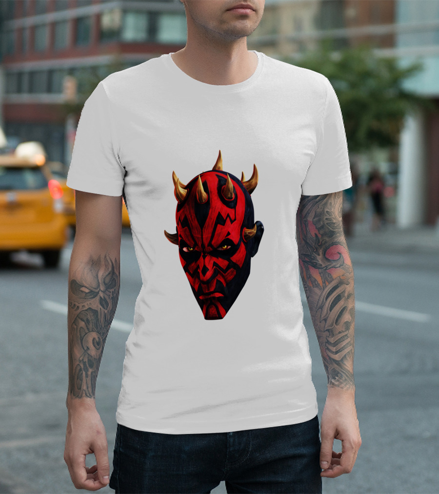 Star Wars The Clone Wars Darth Maul Character Face T-Shirt