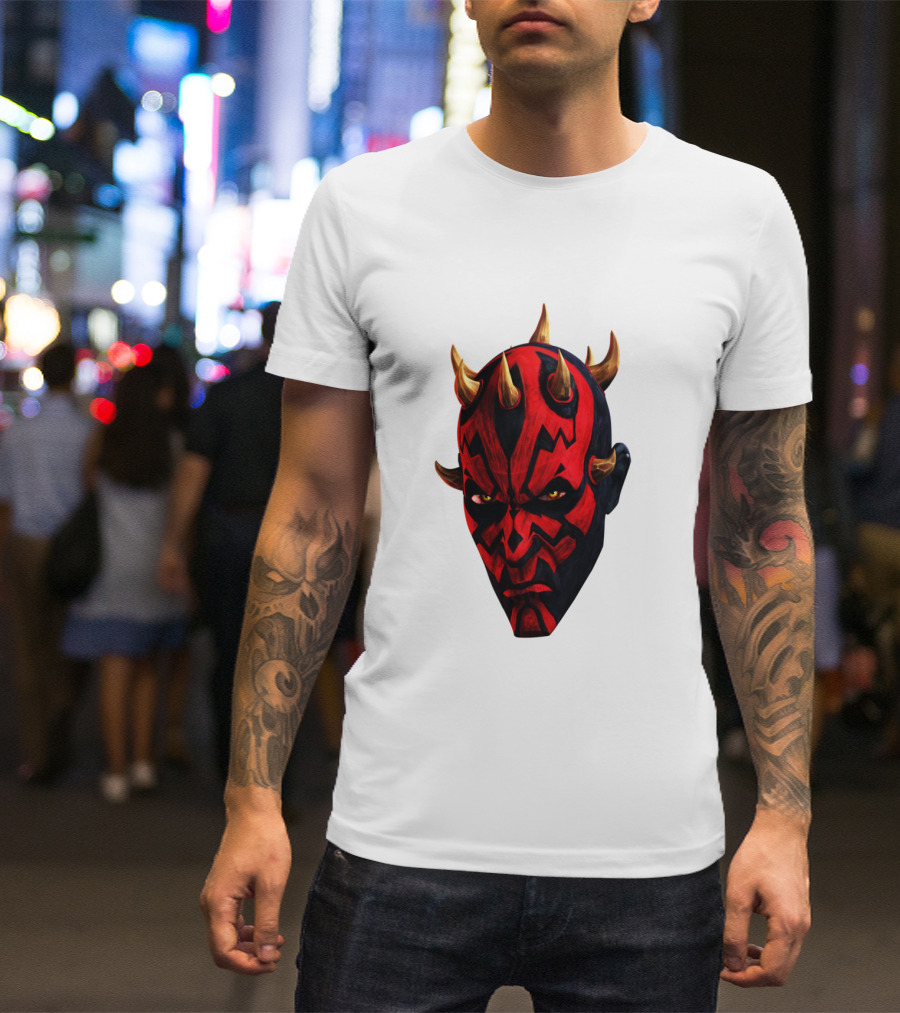 Star Wars The Clone Wars Darth Maul Character Face T-Shirt