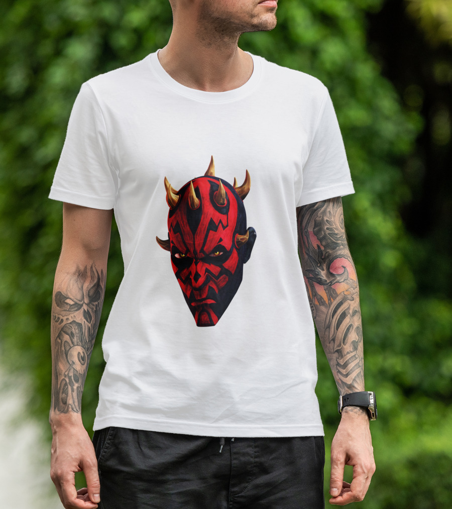 Star Wars The Clone Wars Darth Maul Character Face T-Shirt