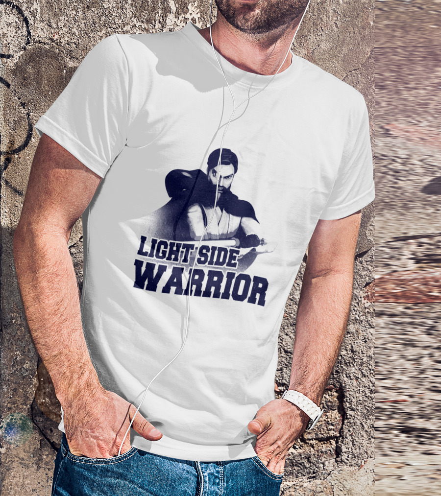 The Clone Wars Obi Wan Kenobi Light Side Warrior T-Shirt