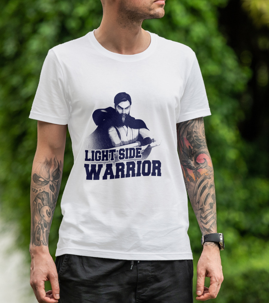 The Clone Wars Obi Wan Kenobi Light Side Warrior T-Shirt