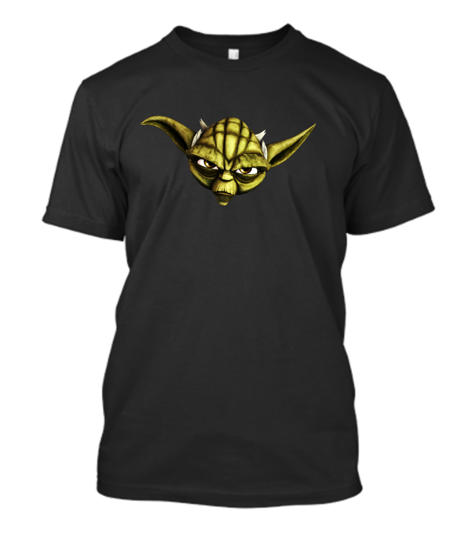 The Clone Wars Yoda Head Face Star Wars T-Shirt