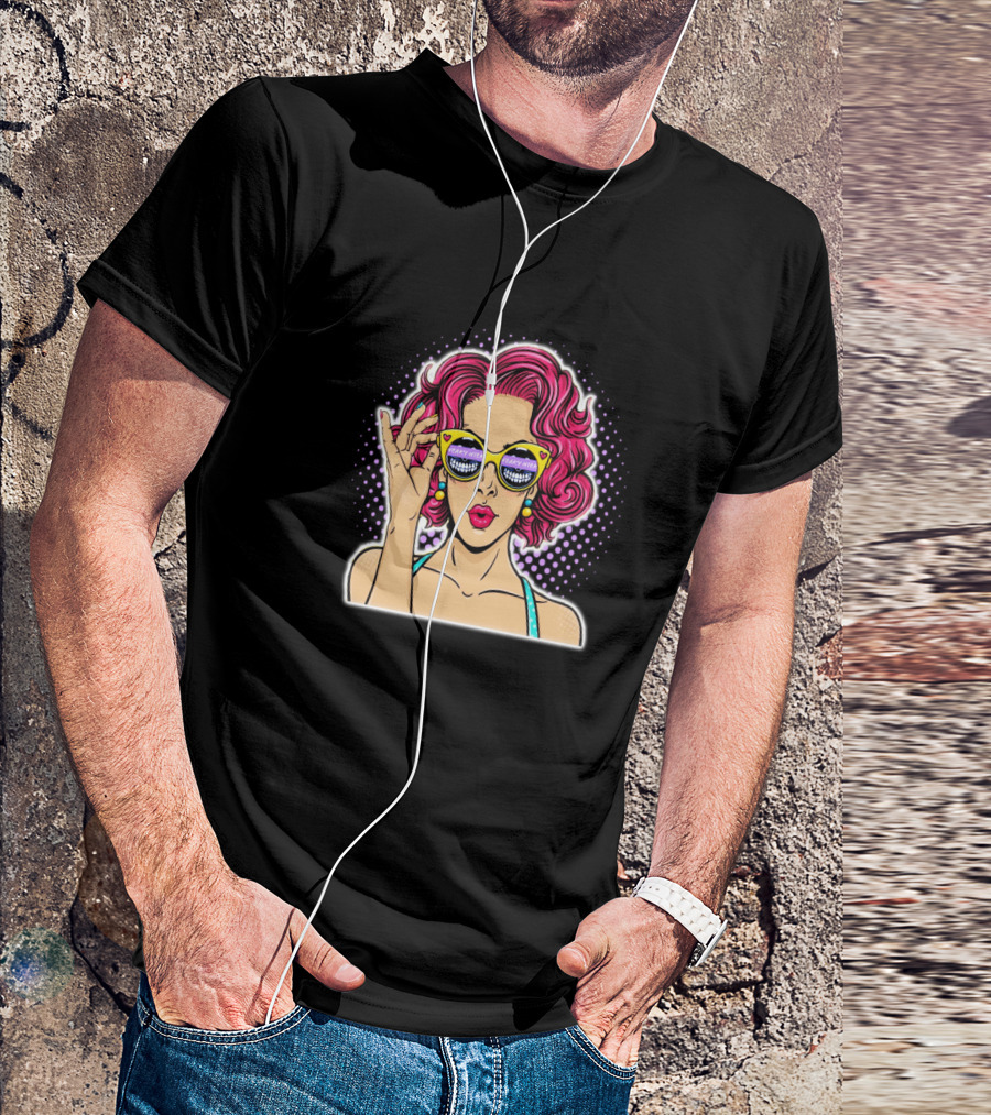 SN Shades Pop Art Retro Vibes T-Shirt