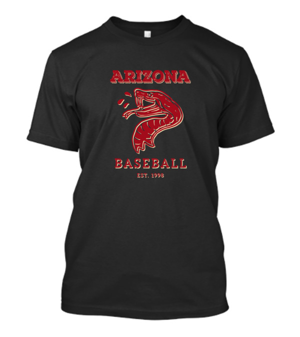 Arizona Baseball Snake Emblem Est. 1998 T-Shirt