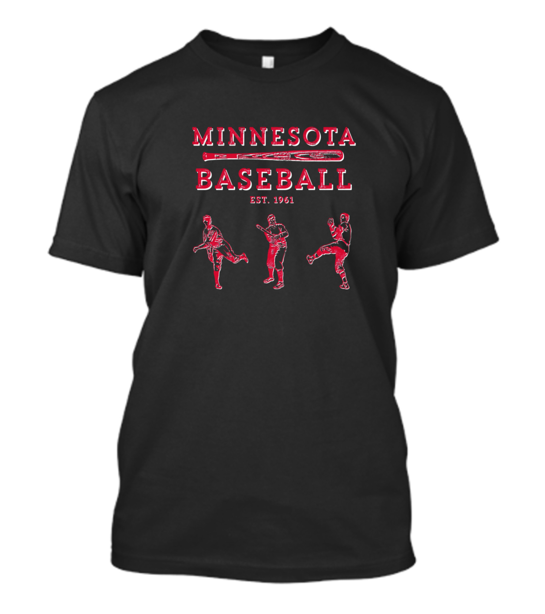 Minnesota Baseball Est. 1961 Classic Twin Cities Players T-Shirt