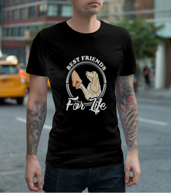 Best Friends For Life Cocker Spaniel Lover T-Shirt