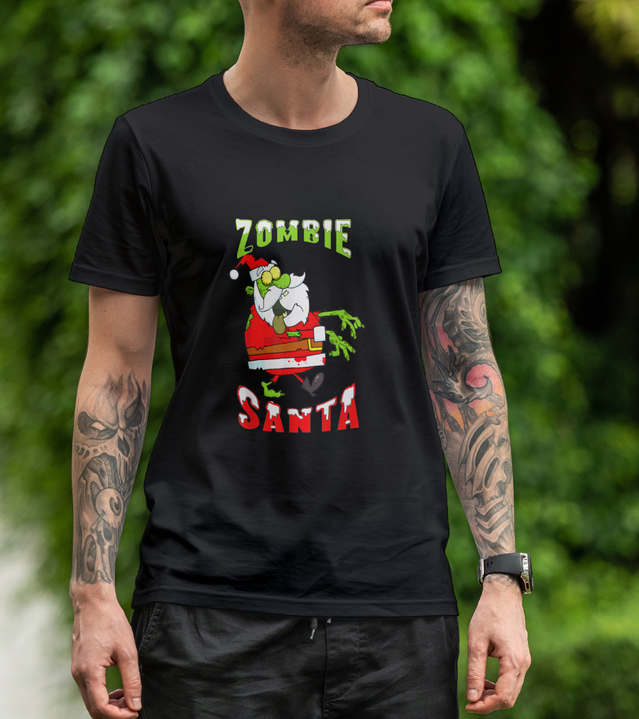 Zombie Santa Walking Dead T-Shirt