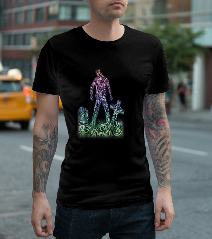 Zen Dead Walking Scary Zombie Grave T-Shirt
